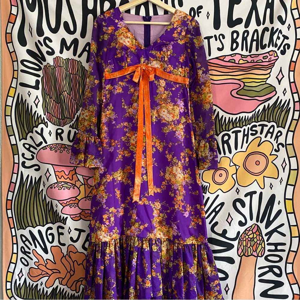 Amazing 70s vintage boho dress by Rage of California